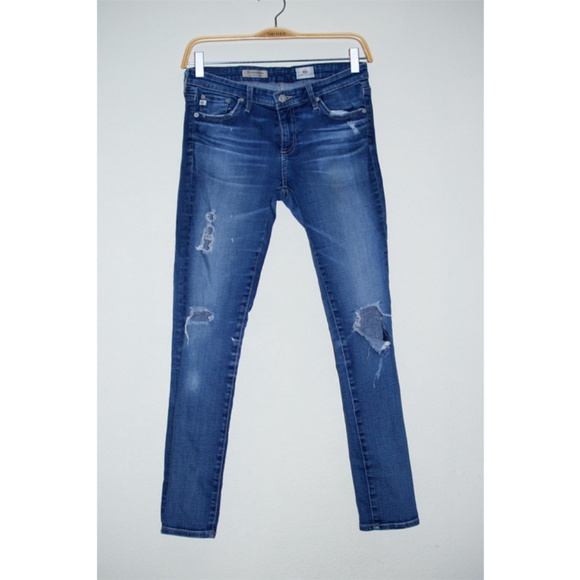 AG Jeans. The legging Ankle Skinny Distreseed - Picture 3 of 7